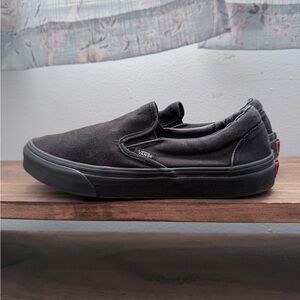Vans Slip-On Skate Shoe - Black Monochrome